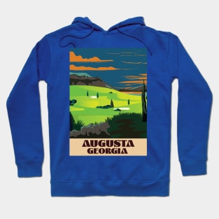 Augusta Georgia Golf sport poster Hoodie